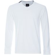 T-SHIRT V-NECK LONG SLEEVES White