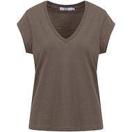 CCH basic v-neck t-shirt (B002 Dark Mud