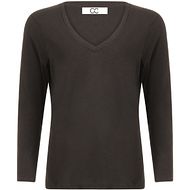 CCH long sleeve v-neck t-shirt Black