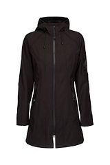 Raincoat Softshell w. Ecorepel Black