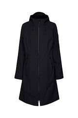 Long Soft shell Raincoat Dark Indigo