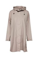 Feminine A-shaped Raincoat Atmosphere