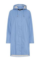 Feminine A-shaped Raincoat Light Regatta