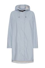 Feminine A-shaped Raincoat Bluebell