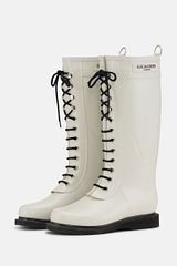 Rubber boots long with laces Kit